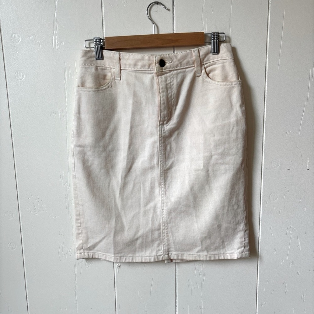 American Apparel Light Pink Denim Skirt